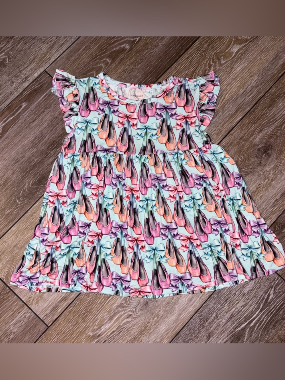 Posh Peanut Ballet Peplum Top